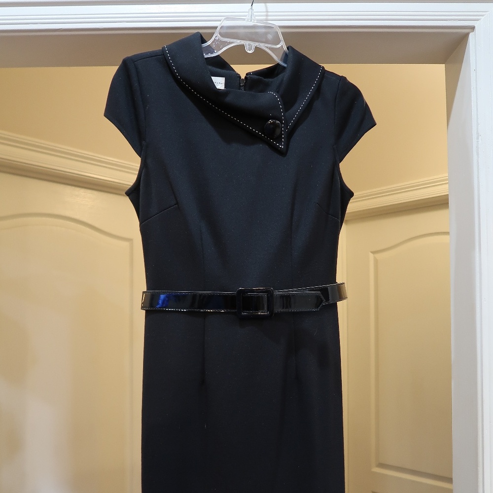 Above the Knee length black dress